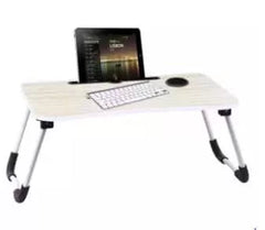 Foldable Multipurpose Table Breakfast Tray Anti Slip Laptop Table With Ipad Slot Book Slot Bed Table Computer Desk With Cup Holder