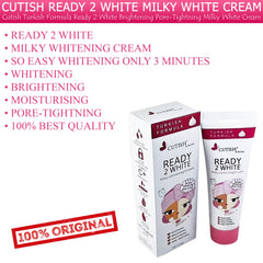 Cutish Ready To White Milky Whitening Cream Turkish Formula – 120g