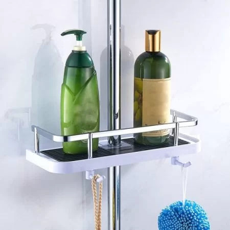 Bathroom Shower Shelf Caddy for Shampoo Shower Rail Bathroom Organiser Rack Shampoo Holder