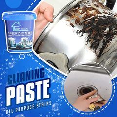 POWERFUL STAINLESS STEEL COOKWARE CLEANING PASTE HOUSEHOLD KITCHEN CLEANER WASHING POT BOTTOM SCALE STRONG CREAM DETERGENT