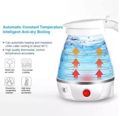 Travel Collapsible Electric Kettle Portable, Foldable – 600ML