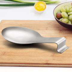 High Quality Spoon Rest, Stainless Steel Spoon/Spatula/Ladle Rest Holder, Heavy Duty & Brushed Finish, 9 L x 3.75 W, Dishwasher Safe