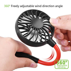 Portable Rechargeable Hanging Neck Fan