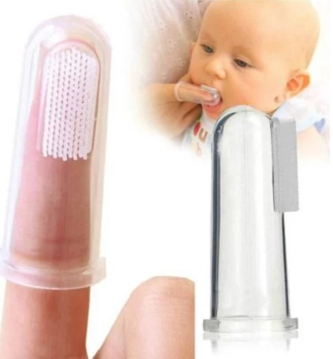 Baby Kids Silicone Finger Toothbrush Soft Safe Baby Teether – Silicone Toothbrush Teeth Rubber