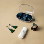 Portable Travel Mini Jewelry Box – Plastic Jewelry Organizer for Rings, Earring