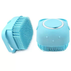 Pack of 2 Silicon Massage Bath Brush, Silicon Wash Scrubber, Cleaner & Massager