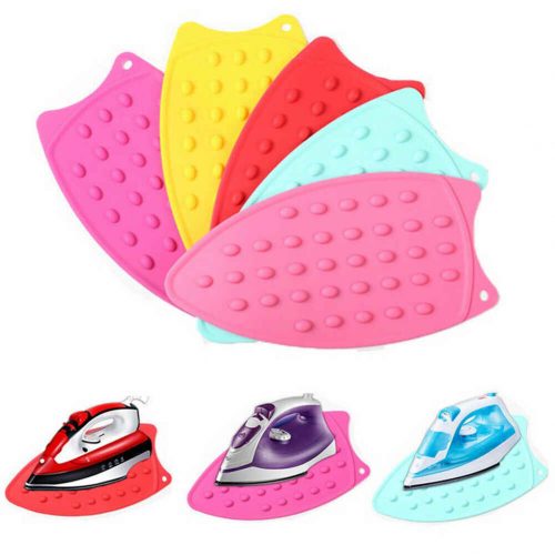 1pc Silicone Iron Mat Electric Iron Hot Protection Rest Pad Anti-skid Iron Stand Insulation Boards Coasters Bowls Pot holder