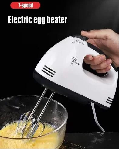 Super Electric Hand Mixer Beater – Multifunction Egg Beater – Scarlet