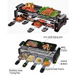 Electric BBQ Grill with Hot Plates Boil Grill Toast or Warm
