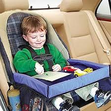 Child Car Seat Lap Tray Storage Kid’s Toy Holder Desk Stroller Board Waterproof Table