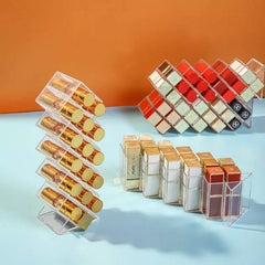 16 Grids Acrylic Lipstick Organizer – Fish Shape Lipstick Organizer Tower 1-Pack