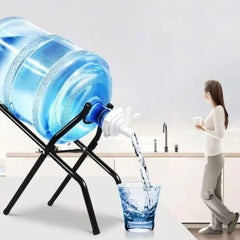 Foldable 19 Liters Water Bottle Stand Rack Holder With Nozzle Valve Set Home Office Garden Picnic Outdoor use
