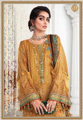 Maria.B Eid Unstitched Lawn Collection 2022 (D9)