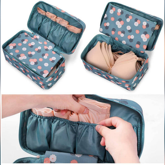 Closet Bra Underwear Undergarments Organizer Waterproof Travel Packing Toiletry Makeup Bag