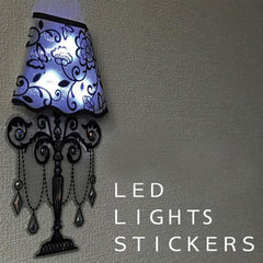 3D LED Lights Sticker – Wall Sticker LED Lights Lamp For Wall Decor