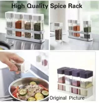 4 – Piece Spice Jar Set Salt Pepper Chili Sugar Cumin Paprika Sugar Container