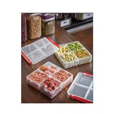 4 Section Food Storage Box