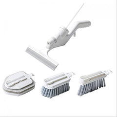 4-in-1 Multi-functional Spray Cleaning Brush Set – Press Water Cleaning Brush