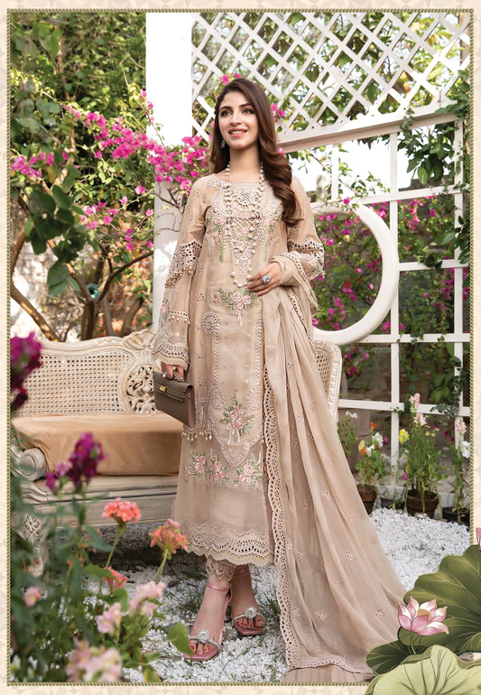 Maria.B Eid Unstitched Lawn Collection 2022 (D6)