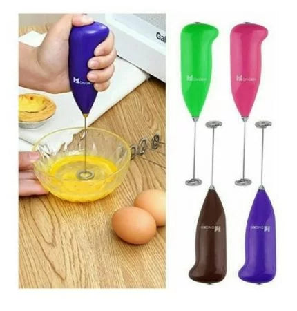 Handheld Coffee Egg Beater Milk Froth Wand Electric Hand Whisk for Egg Whites Mini Smoothie Blender Coffee Latte Hot Chocolate Egg Beater
