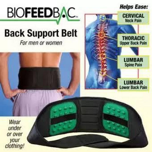Biofeedback Unisex Back Support Belt - Therapeutic Sensory Pad Pain Relief