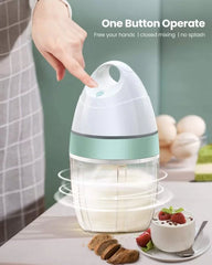 Electric Egg Beater Mixer Rechargeable, Perfect for Cream, Coffee, Hot Chocolate, Yogurt, Raita, Lassi