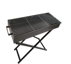 Charcoal BBQ Grill Stand Portable Stainless Steel 31.5″ x 12″ x 30″