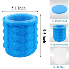 Silicone Ice Cube Maker Space Saving Ice Cube Maker Ice Genie Kitchen Tools