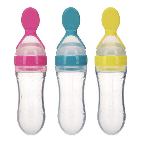 Silicone Squeeze Feeder Spoon
