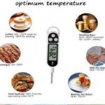 Meat Food Candy Digital Temperature Thermometer With Long Probe Cooking Kitchen BBQ Grill Liquids Milk Yogurt Deep Fry Roast Baking