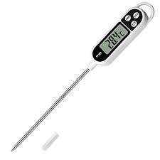 Meat Food Candy Digital Temperature Thermometer With Long Probe Cooking Kitchen BBQ Grill Liquids Milk Yogurt Deep Fry Roast Baking