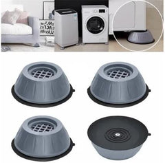 Anti-vibration Washer Support Pads – Anti Slip Anti Vibration and Noise Reducing Rubber Washing Machine Feet Pads (4Pcs)