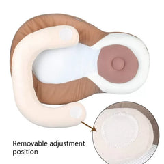 Baby Head Shaping Pillow and Torticollis Correction, Baby Pillow for Head Shaping – Prevent Newborn Plagiocephaly Syndrome Perfect for Baby to Achievement Super Brain