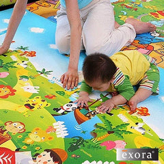 Baby Play Mat Waterproof Child Toddler Boys Girls Crawling Mat for Floor Non-Toxic Non-Slip 2 Side Kids Playing Gym Mats