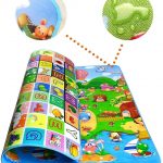 Baby Play Mat Double Sided – Waterproof Baby Mat – Soft Playmat for Babies