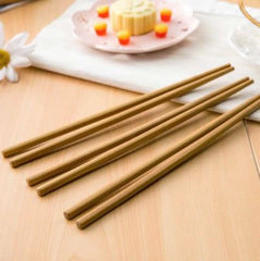 Bamboo Chopsticks Reusable Natural wood Chop Sticks – Pack Of 10 Pairs (20 Sticks)