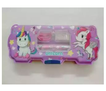 Cartoon Character Pencil Case-Two sided Pencil Box for Student