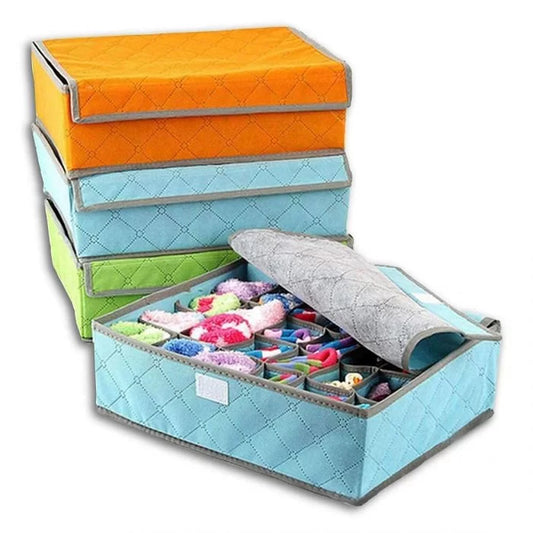 Closet Organizer Drawer Dividers Plastic Partition Cabinet Clapboard Storage Boxes for Underwear Socks Ties Belts Scarves and Makeup