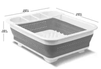 Collapsible Silicone Dish Rack Camping Dish Tub