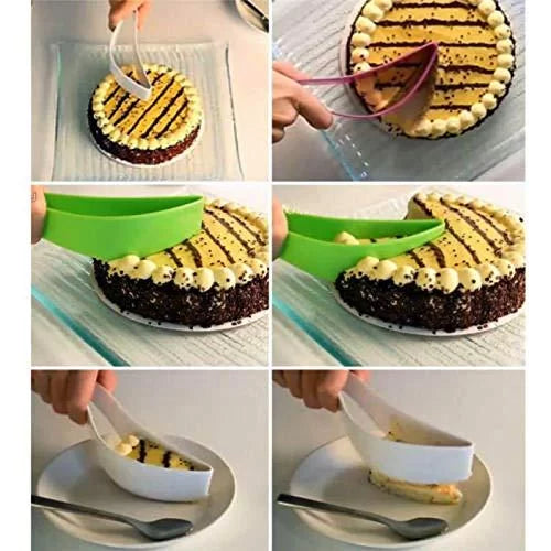 Convenient Cake Pie Slicer Sheet Cutter Server Bread Slicer