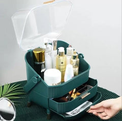 Cosmetic Storage Box Waterproof Dustproof Bathroom Desktop Beauty Makeup Organizer Skin Care Storage Drawer