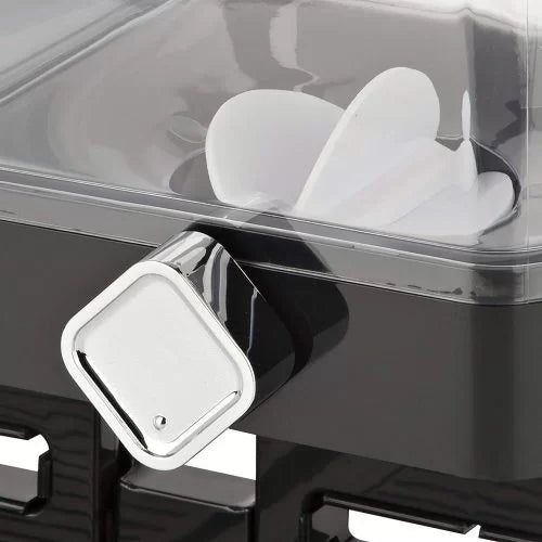 DOUBLE Barrel Square Dry Food Cereal Dispenser