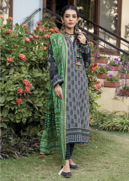 Lakhany Dareechay Printed 3 Piece Unstitched 2022  Collection DPC-3008
