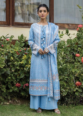 Lakhany Dareechay Printed 3 Piece Unstitched 2022  Collection DPC-3013