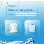 Double-Sided Adhesive Wall Hooks Hanger Waterproof Sticky Hook