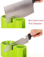 Dual Spiral Slicer Cutter With Knife Sharpener Kitchen Tool