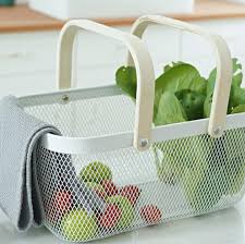 Fruit And Vegetable Basket Double Handle