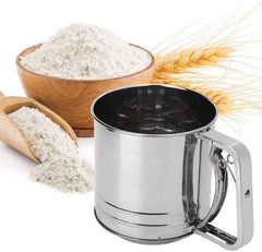Flour Sifter Stainless Steel Powdered Sugar Sifter Flour