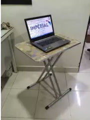 Folding TV Tray Tables, Snack Tables for Eating at Couch, Industrial Laptop Table for Small Space, Easy Storage