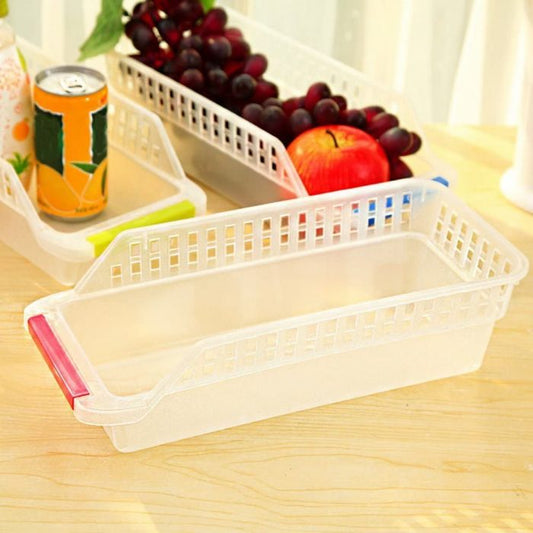 Fridge Storage Basket Shelf Organizer Rack